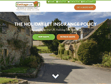 Tablet Screenshot of cottagesure.co.uk